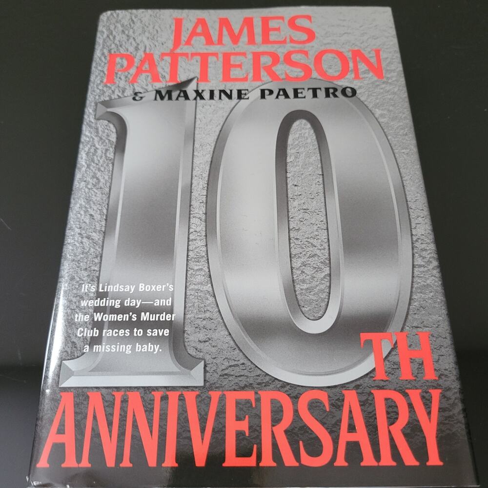 Book James Patterson and‎ Maxine Paetro 10th Anniversary Hard Back